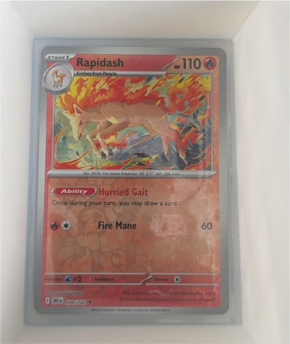 2025 Pokémon Destined Rivals #030 Rapidash — front