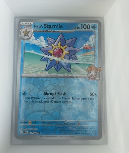 2025 Pokémon Scarlet & Violet Destined Rivals #047 Misty's Starmie — front