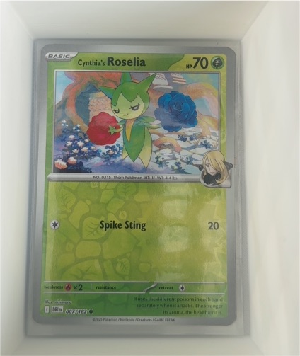 2025 Pokémon SV10 #007 Cynthia's Roselia — front