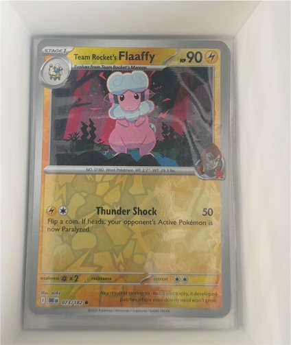 2025 Pokémon SV10 Destined Rivals #073 Team Rocket's Flaaffy — front