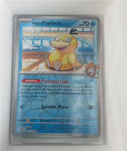 2025 Pokémon Destined Rivals #045 Misty's Psyduck — front