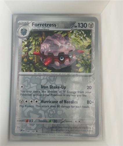 2025 Pokémon TCG Destined Rivals #140 Forretress — front