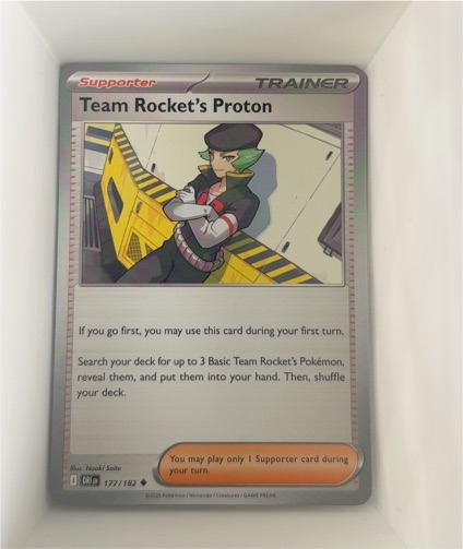 2025 Pokémon SV10 #177 Team Rocket's Proton — front