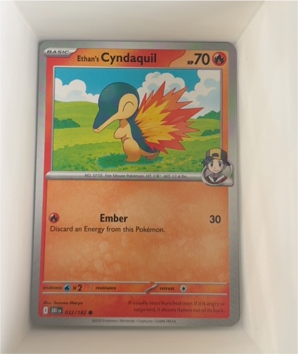 2025 Pokémon SV10 #032 Ethan's Cyndaquil — front