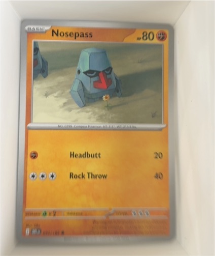 2025 Pokémon SV10: Destined Rivals #97 Nosepass — front