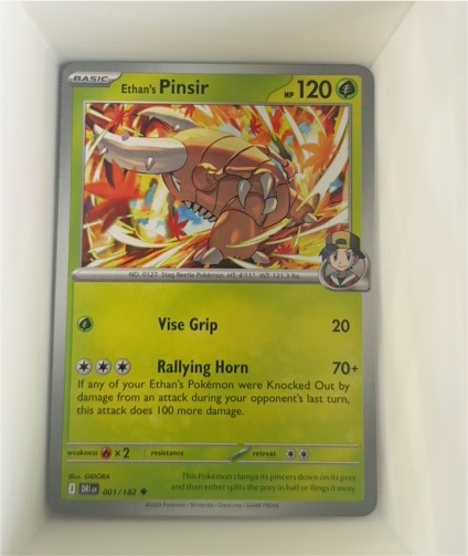 2023 Pokémon Scarlet & Violet Destined Rivals #001 Ethan's Pinsir — front