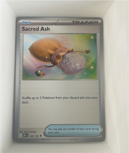 2023 Pokémon SV10: Destined Rivals #168 Sacred Ash — front