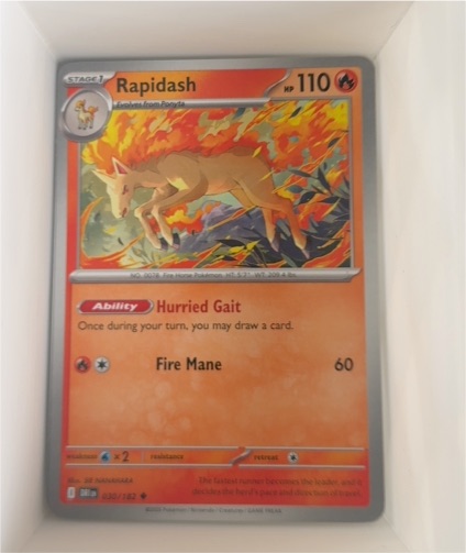 2025 Pokémon SV10 Destined Rivals #030 Rapidash — front