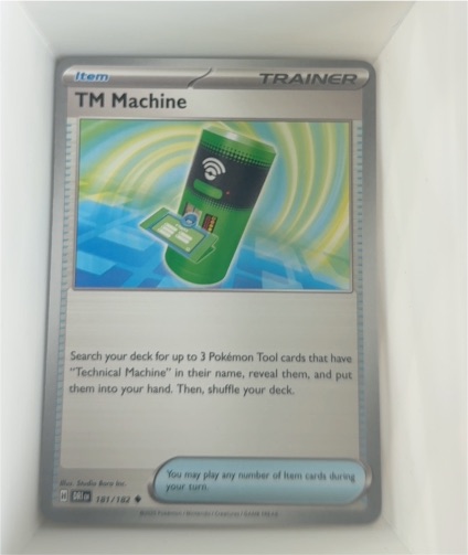 2025 Pokémon SV10: Destined Rivals #181 TM Machine — front
