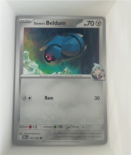 2023 Pokémon SV10: Destined Rivals #143 Steven's Beldum — front