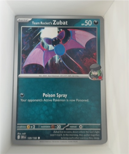 2025 Pokémon TCG Destined Rivals #120 Team Rocket's Zubat — front