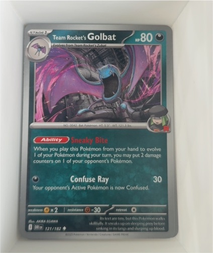 2025 Pokémon TCG #121 Team Rocket's Golbat — front
