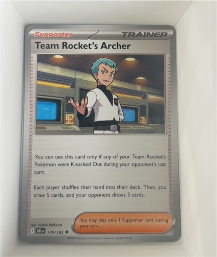 2023 Pokémon SV10: Destined Rivals #170 Team Rocket's Archer — front