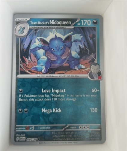 2023 Pokémon Destined Rivals #116 Team Rocket's Nidoqueen — front