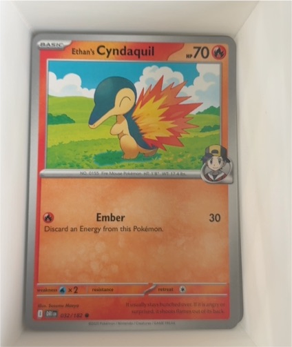 2025 Pokémon #032 Ethan's Cyndaquil — front