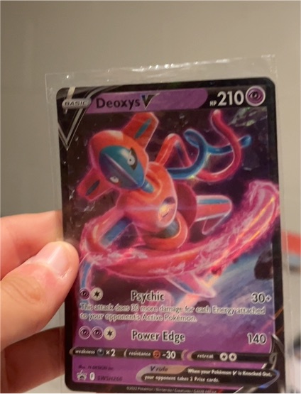 Pokémon TCG Sword & Shield SWSH266 Deoxys V — front