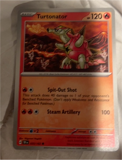 2024 Pokémon Scarlet & Violet Temporal Forces #35 Turtonator — front