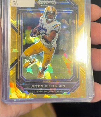 2023 Panini Prizm Draft Picks #61 Justin Jefferson — front
