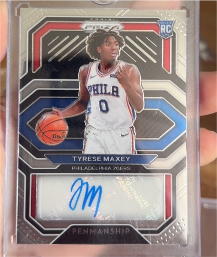 2020-21 Panini Prizm #RP-TMX Tyrese Maxey — front