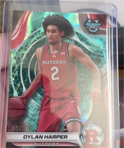 2024-25 Bowman University Best #22 Dylan Harper — front