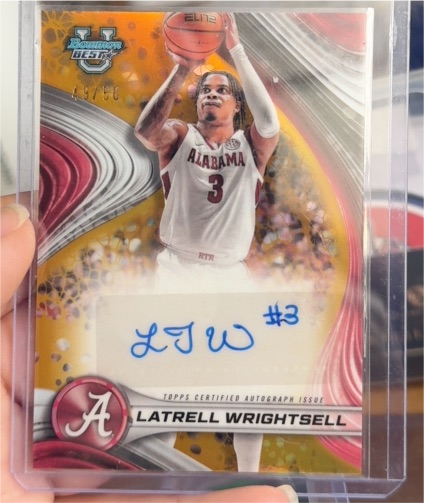 2024-25 Bowman Best U #B24-LW Latrell Wrightsell — front