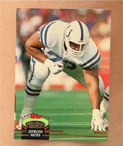 1992 Topps Stadium Club #198 Zefross Moss — front