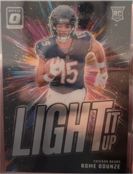 2024 Panini Donruss Optic #10 Rome Odunze Light It Up — front