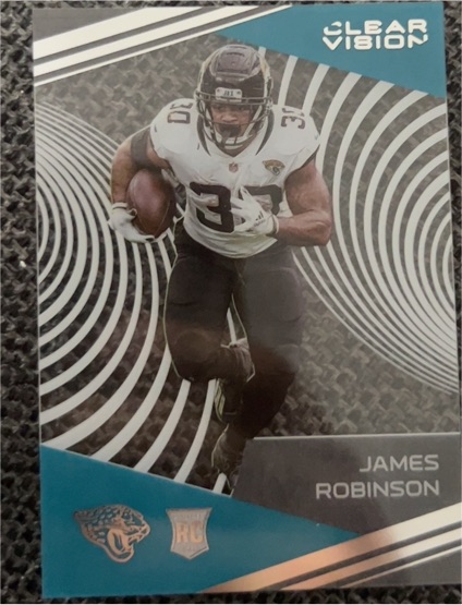 2020 Panini Chronicles Clear Vision #CV-8 James Robinson — front