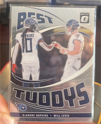 2024 Panini Donruss Optic #8 DeAndre Hopkins / Will Levis Best Tuddys — front