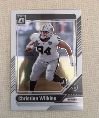 2024 Panini Donruss Optic #104 Christian Wilkins — front