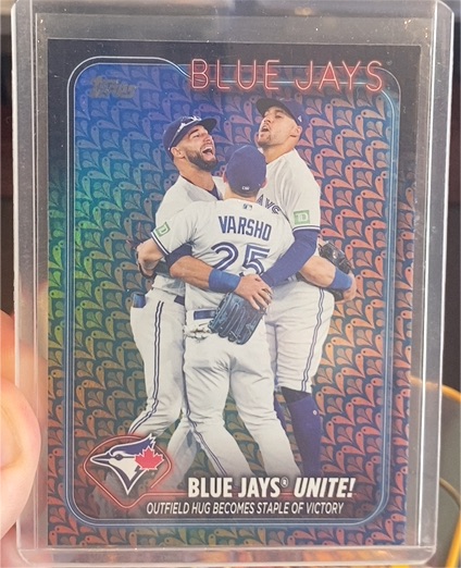 2024 Topps Series 1 #167 Blue Jays Unite! — front