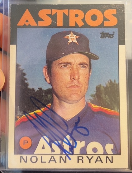 1986 Topps #100 Nolan Ryan — front