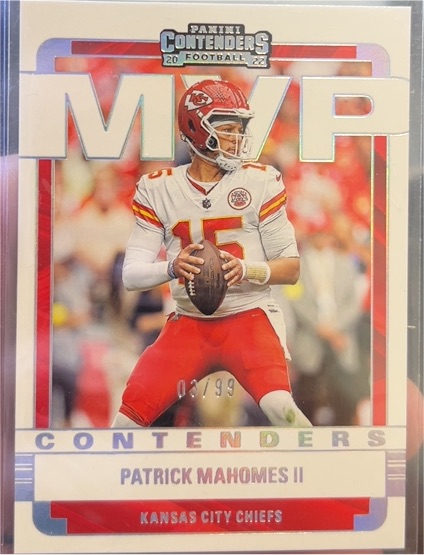 2022 Panini Contenders #MVP-PMA Patrick Mahomes II — front