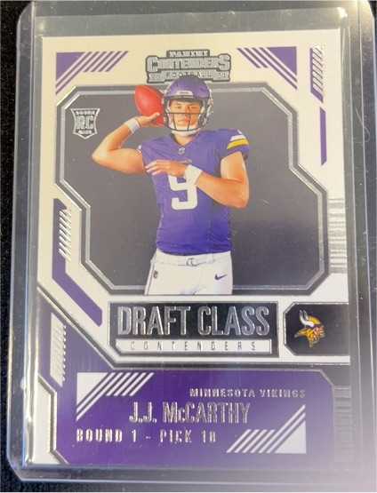 2024 Panini Contenders #8 J.J. McCarthy — front