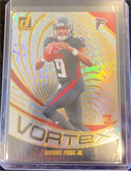 2024 Panini Donruss #VOR-MPJ Michael Penix Jr. Vortex Rookie — front