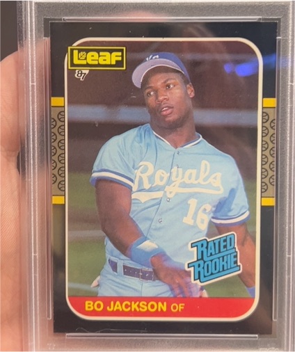 1987 Leaf #35 Bo Jackson — front