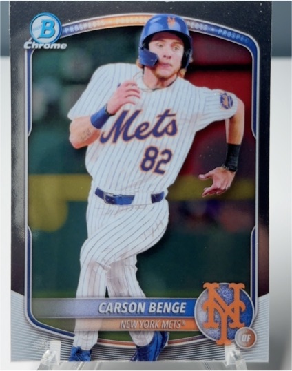 2025 Bowman Chrome Prospects #BCP-108 Carson Benge — front