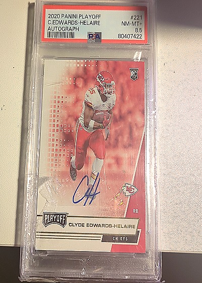 2020 Panini Playoff #221 Clyde Edwards-Helaire — front