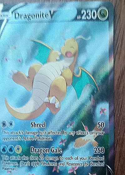 2022 Pokémon TCG Sword & Shield Shining Fates #SV107 Dragonite V — front
