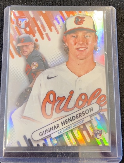 2023 Topps Pristine Fresh Faces #FF-10 Gunnar Henderson — front