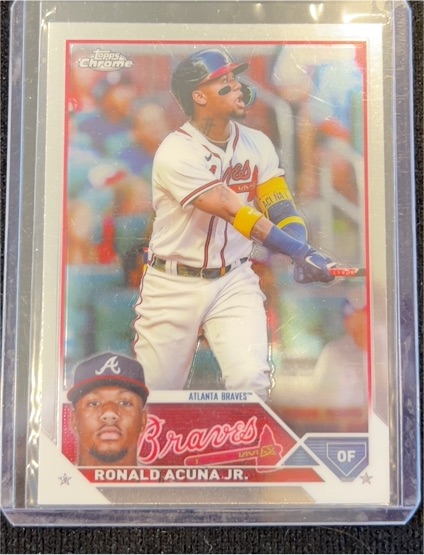 2023 Topps Chrome #150 Ronald Acuna Jr. — front