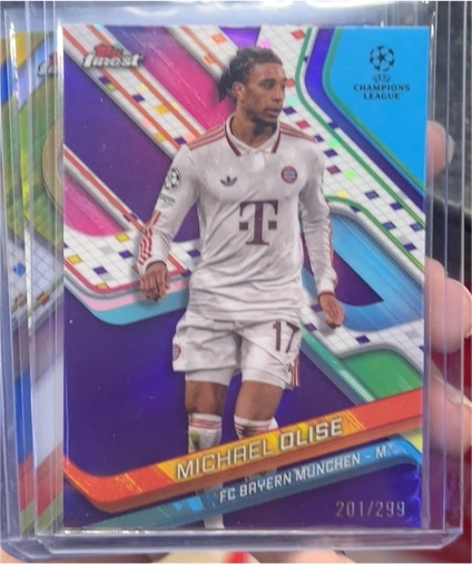 2024-25 Topps Finest UEFA #130 Michael Olise — front