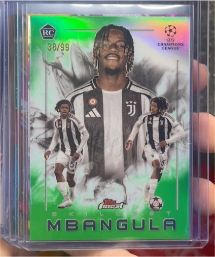 2024-25 Topps Finest UEFA Club Competitions Skillset RC Samuel Mbangula — front