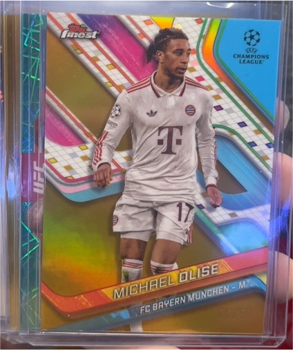 2024-25 Topps Finest UEFA #130 Michael Olise — front