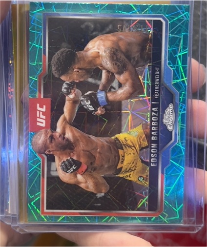 2025 Topps Chrome UFC #83 Edson Barboza — front