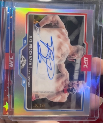 2025 Topps Chrome UFC #CVA-JP Jiri Prochazka — front