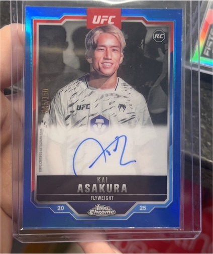 2025 Topps Chrome UFC #CRA-KA Kai Asakura — front