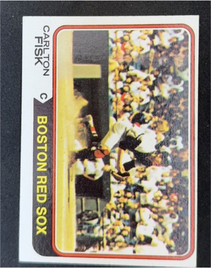 1974 Topps #105 Carlton Fisk — front