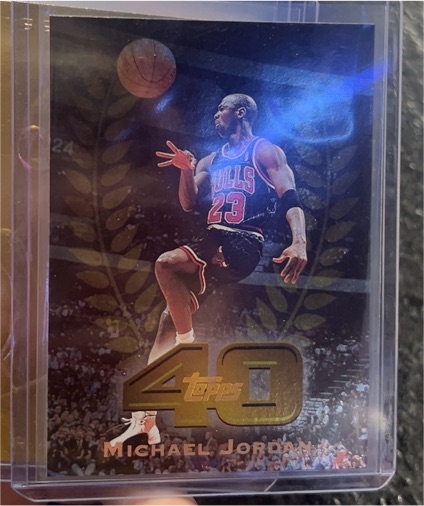 1997-98 Topps Chrome #T40-5 Michael Jordan — front