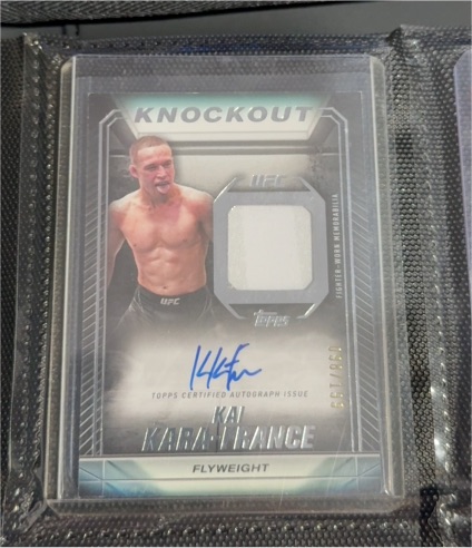 2024 Topps UFC Knockout #KAR-KARF Kai Kara-France — front